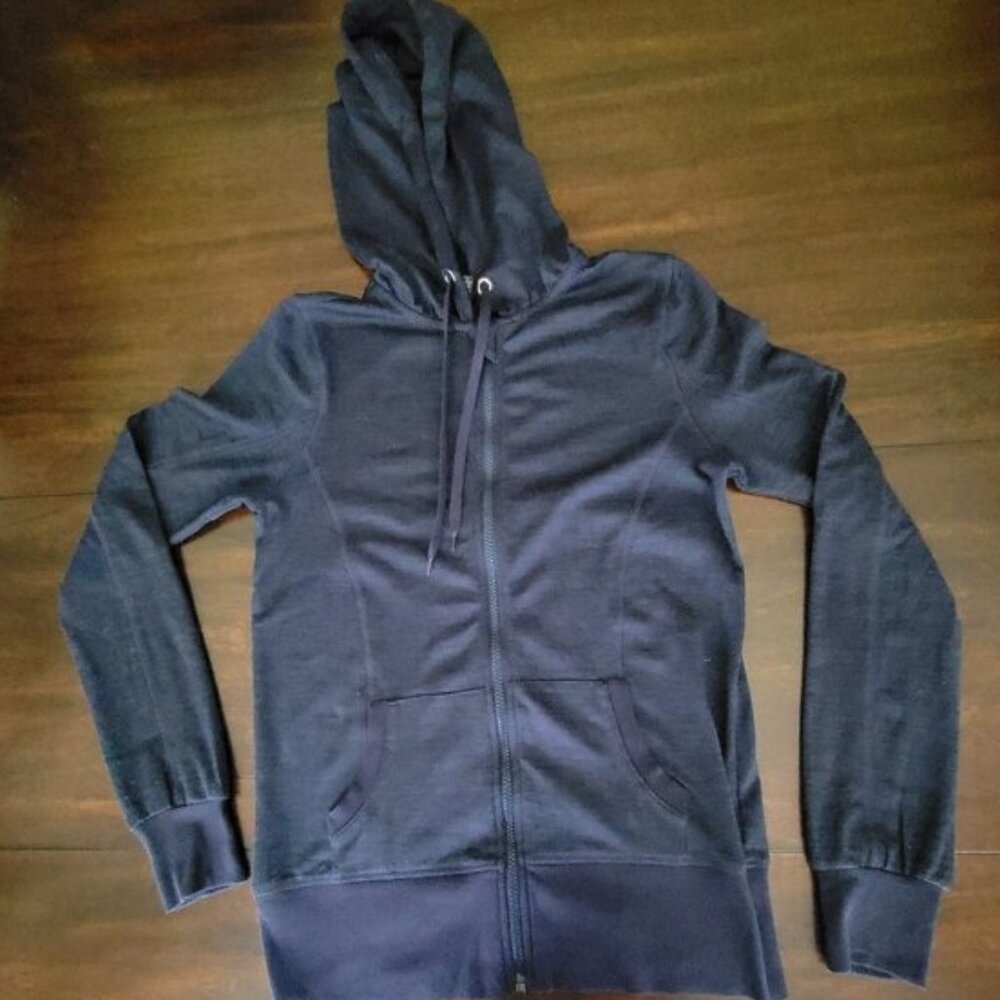 90 Degrees by Reflex Hoodie Women's Size S Navy Blue